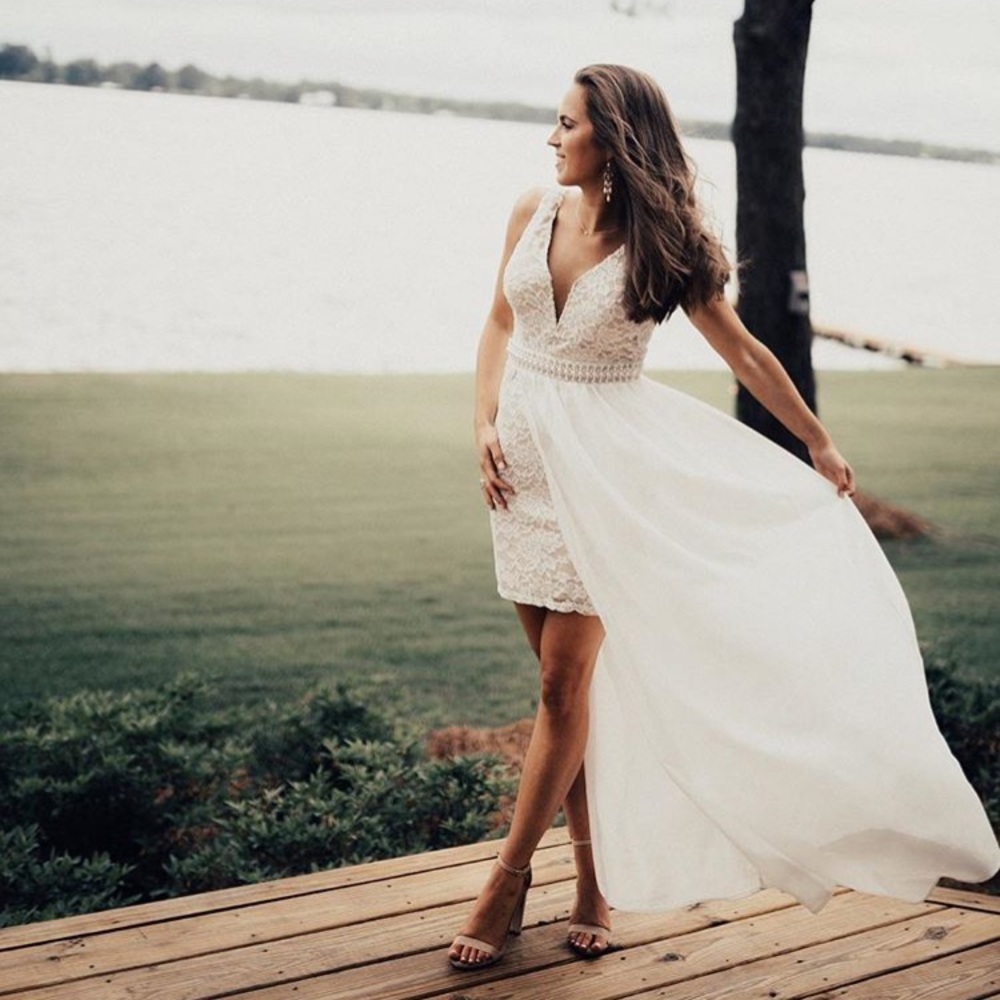 Rehearsal dinner wedding dress